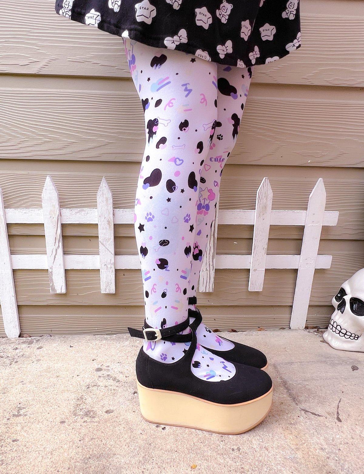 Dottie Dalmation Unisex Tights