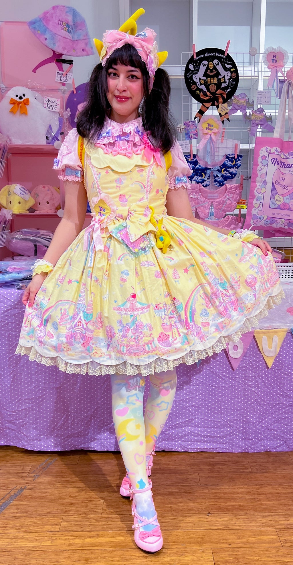 Rainbow Clouds Unisex Tights