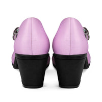 Chocolaticas® Mid Heels Lily Women's Mary Jane Pump