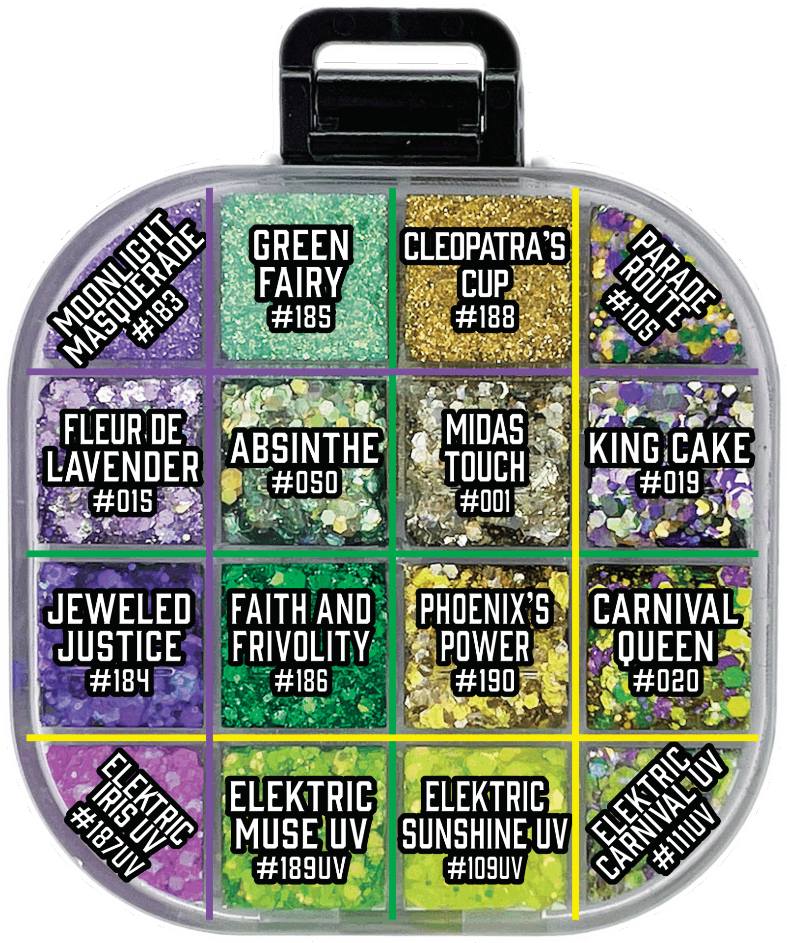 Mardi Gras Magic Party Palette Bolt Balm