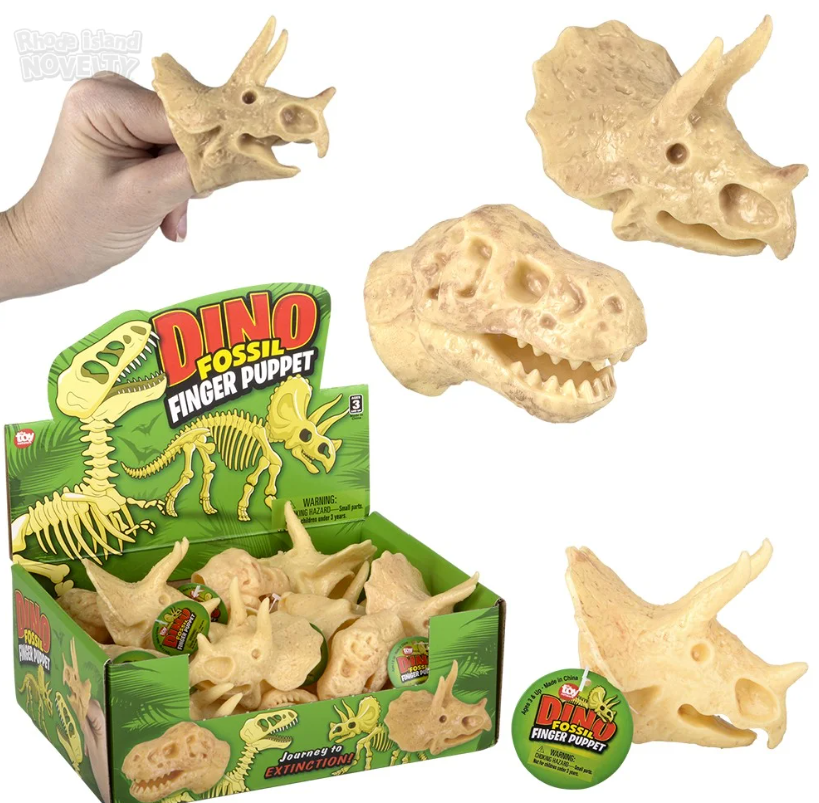 Dino Fossil Finger Puppet