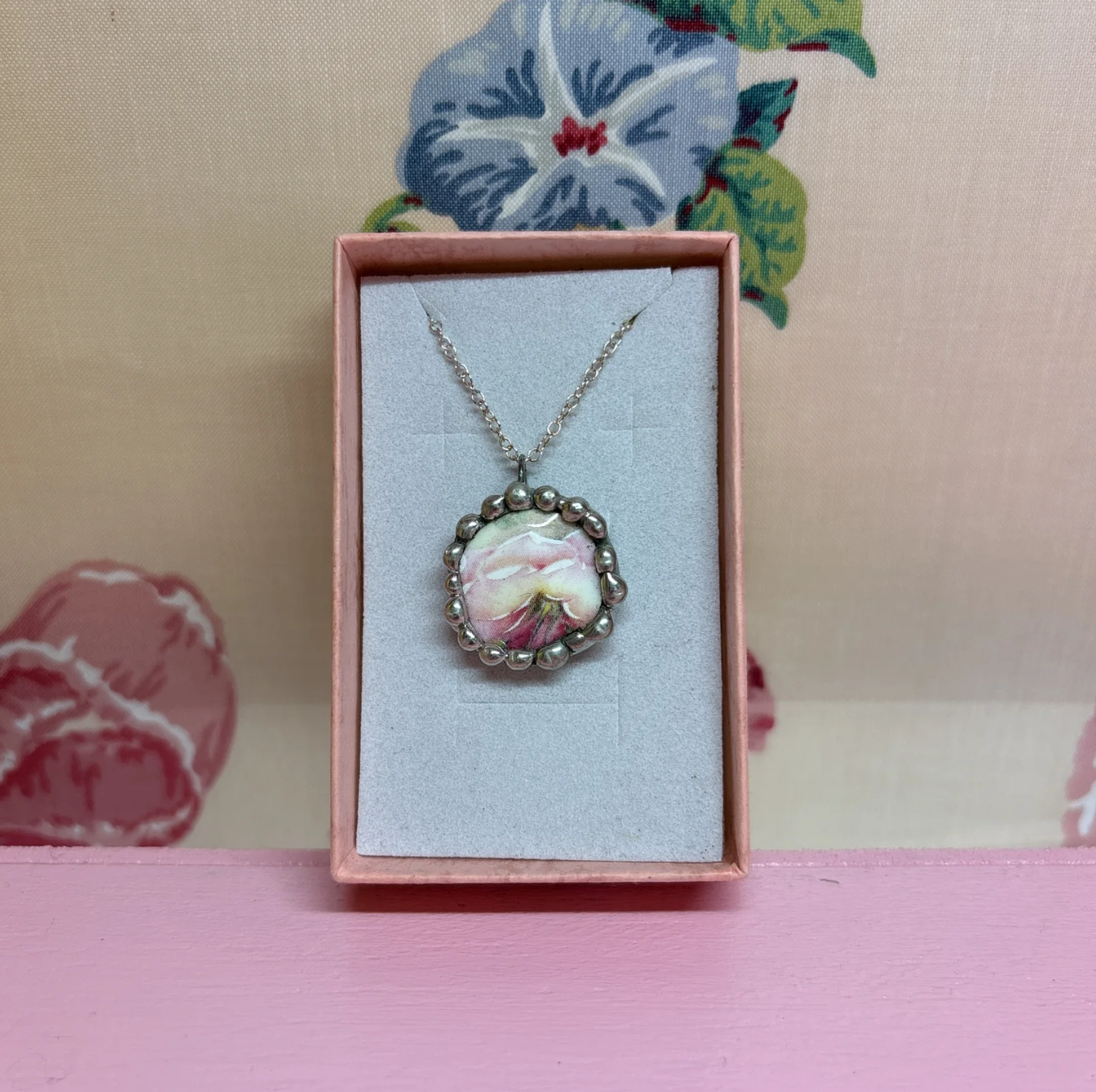 Vintage Rose Necklace