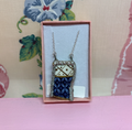 Vintage Blue Willow Necklace