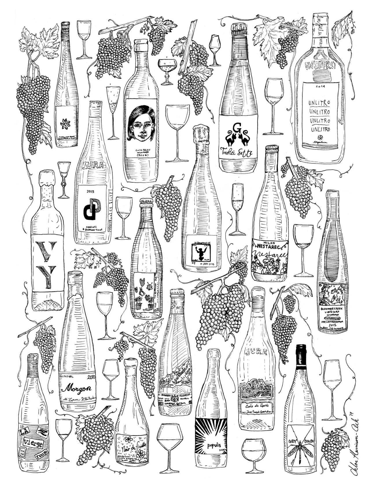 Wine Print