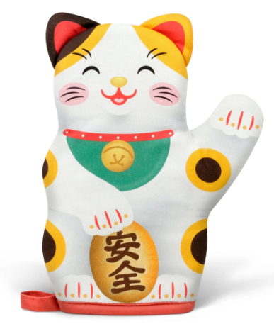 FELINE LUCKY - Oven Mitt