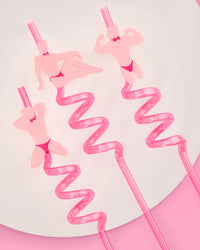 Strip Tease Straws - 12 reusable straws