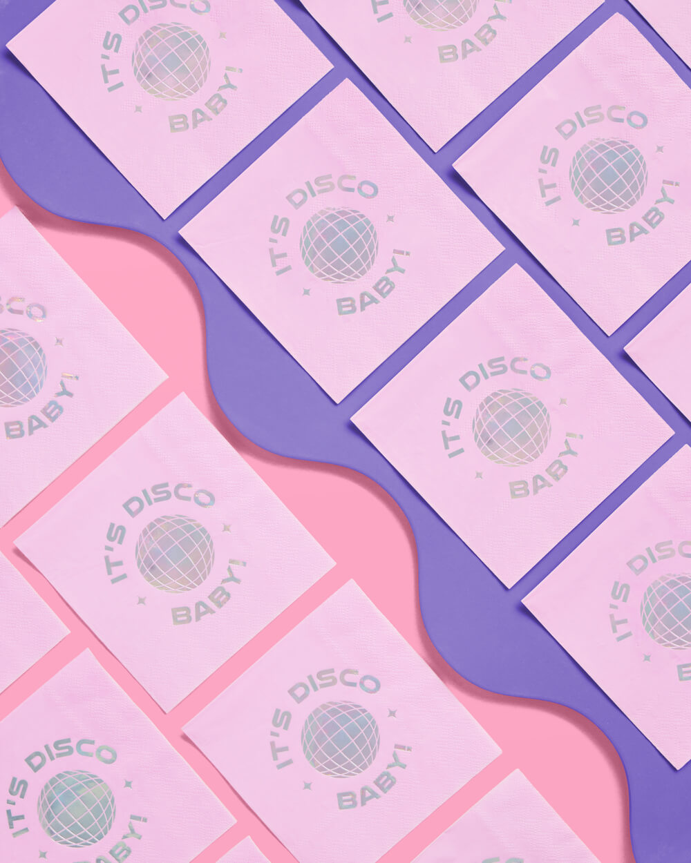 Last Disco Starter Pack - plates, napkins + drink pouches