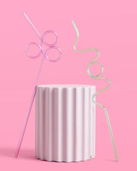 Pastel Party Straws - 16 reusable straws