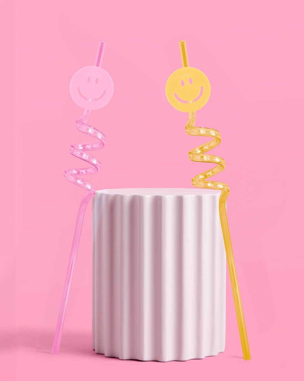 Smiley Straws - 16 reusable straws