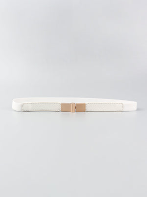 PU Elastic Skinny Belt