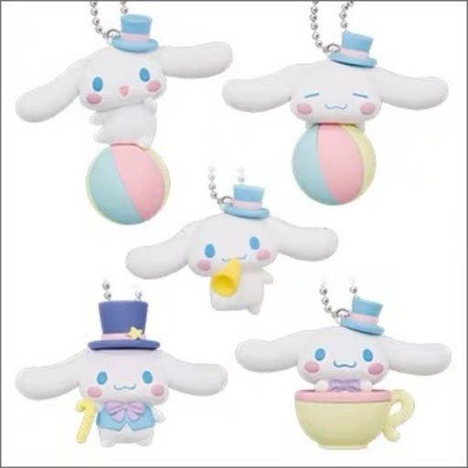 Sanrio Cinnamoroll Circus Parade Theme Figure Key ring Charm