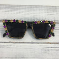 Mardi Gras small stone sunglasses 