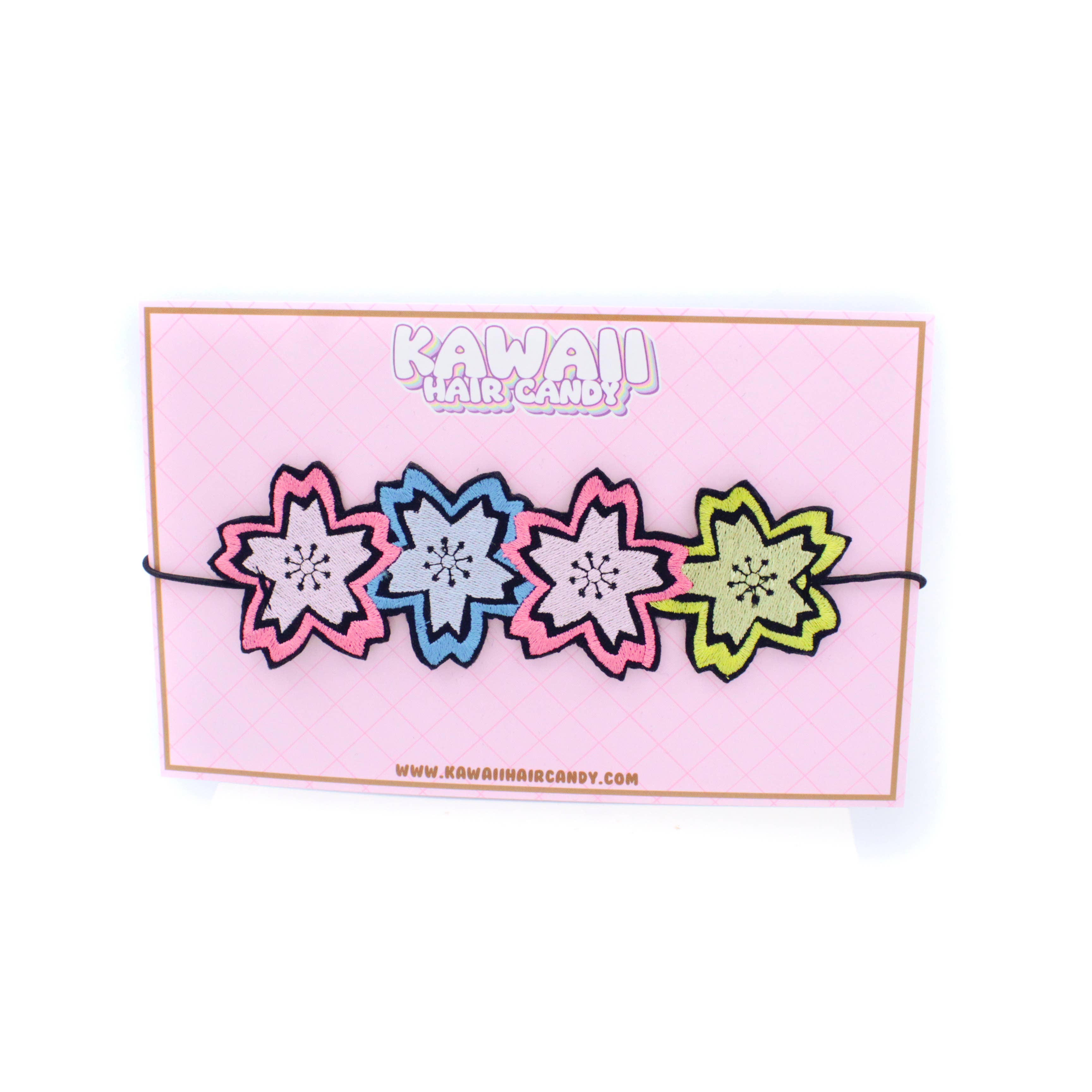 Pop Art Sakura Cherry Blossom Headband - Handmade in the USA