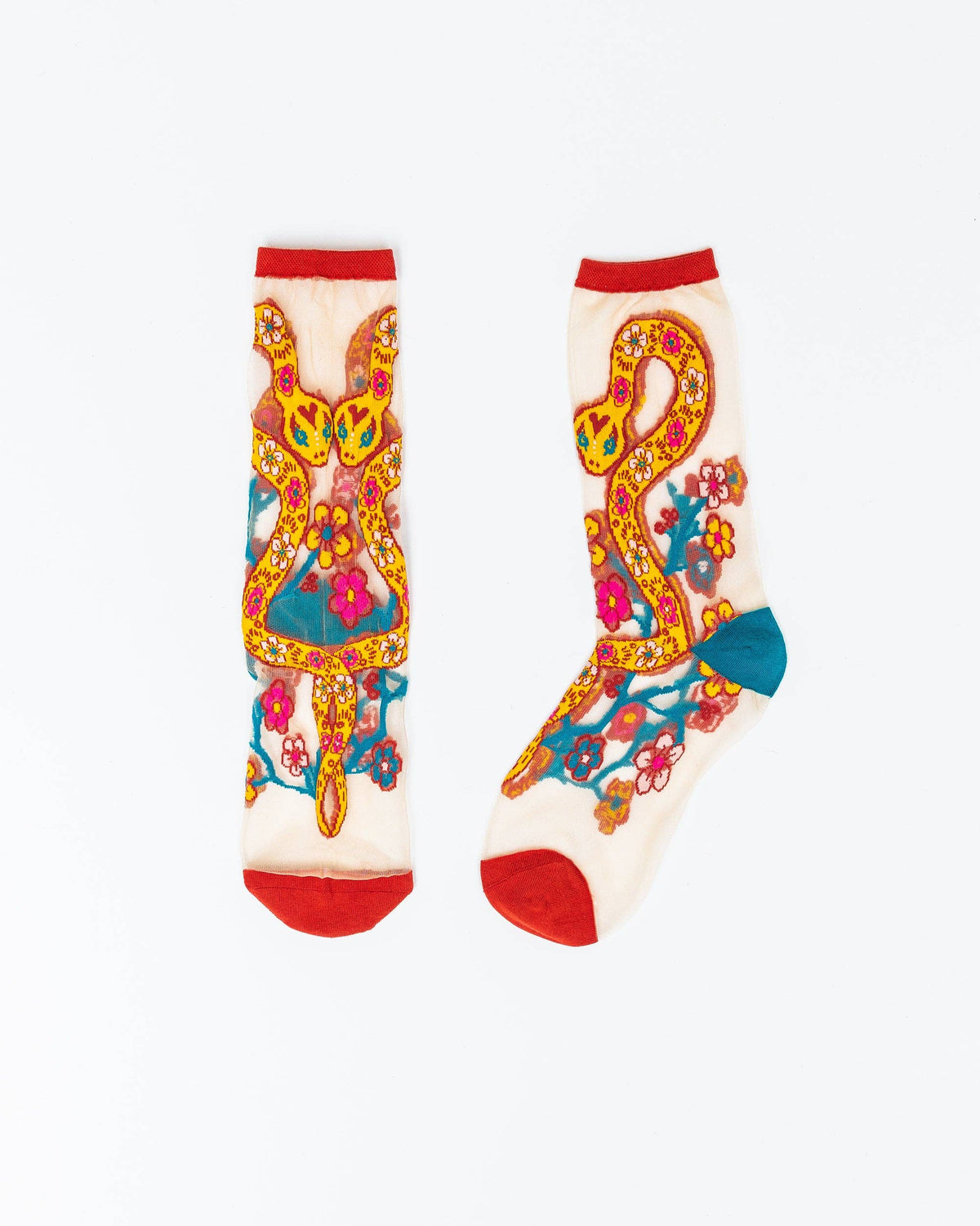 Year of the Snake Sheer Crew Sock