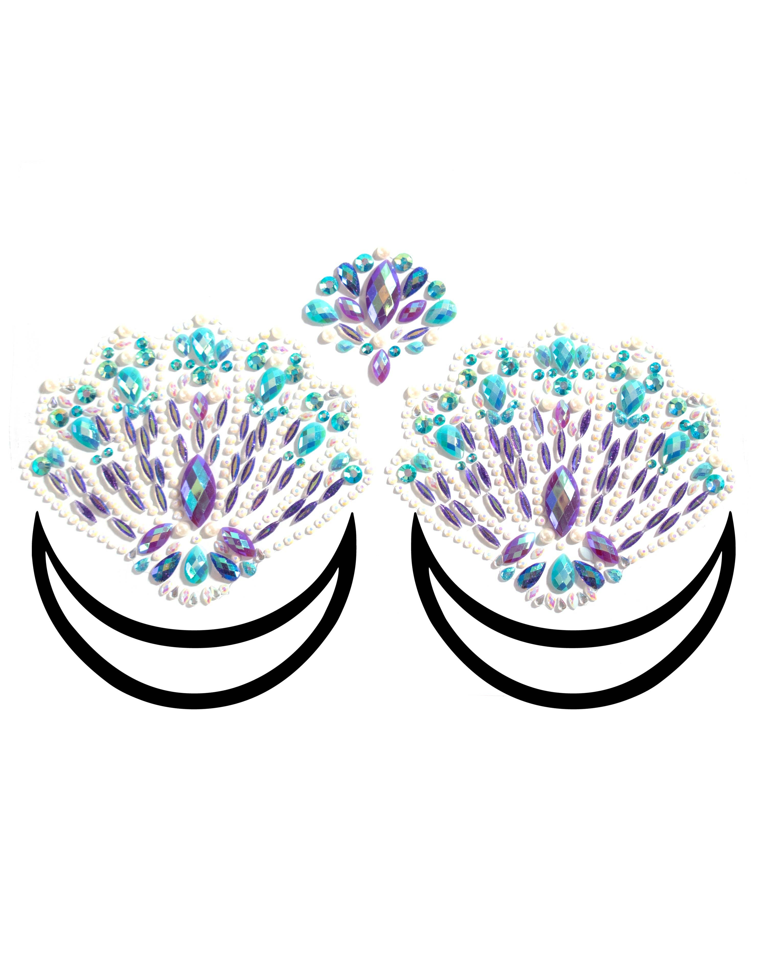 Siren Song - Mermaid Body Jewel Pasties