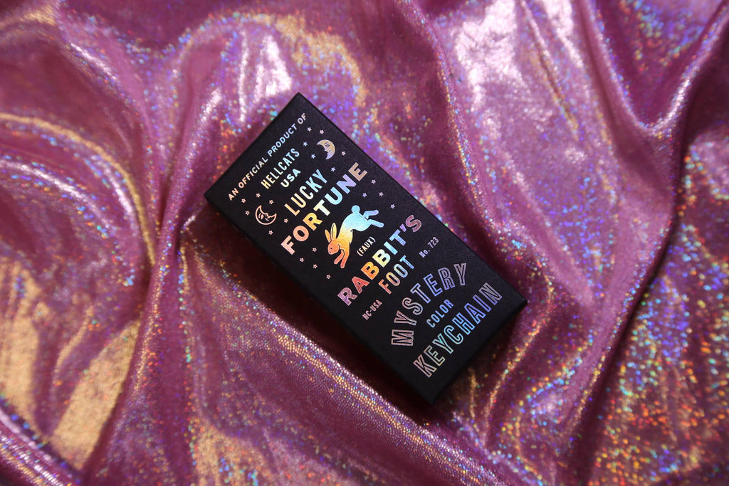 Mystery (Faux) Rabbit's Foot Keychain