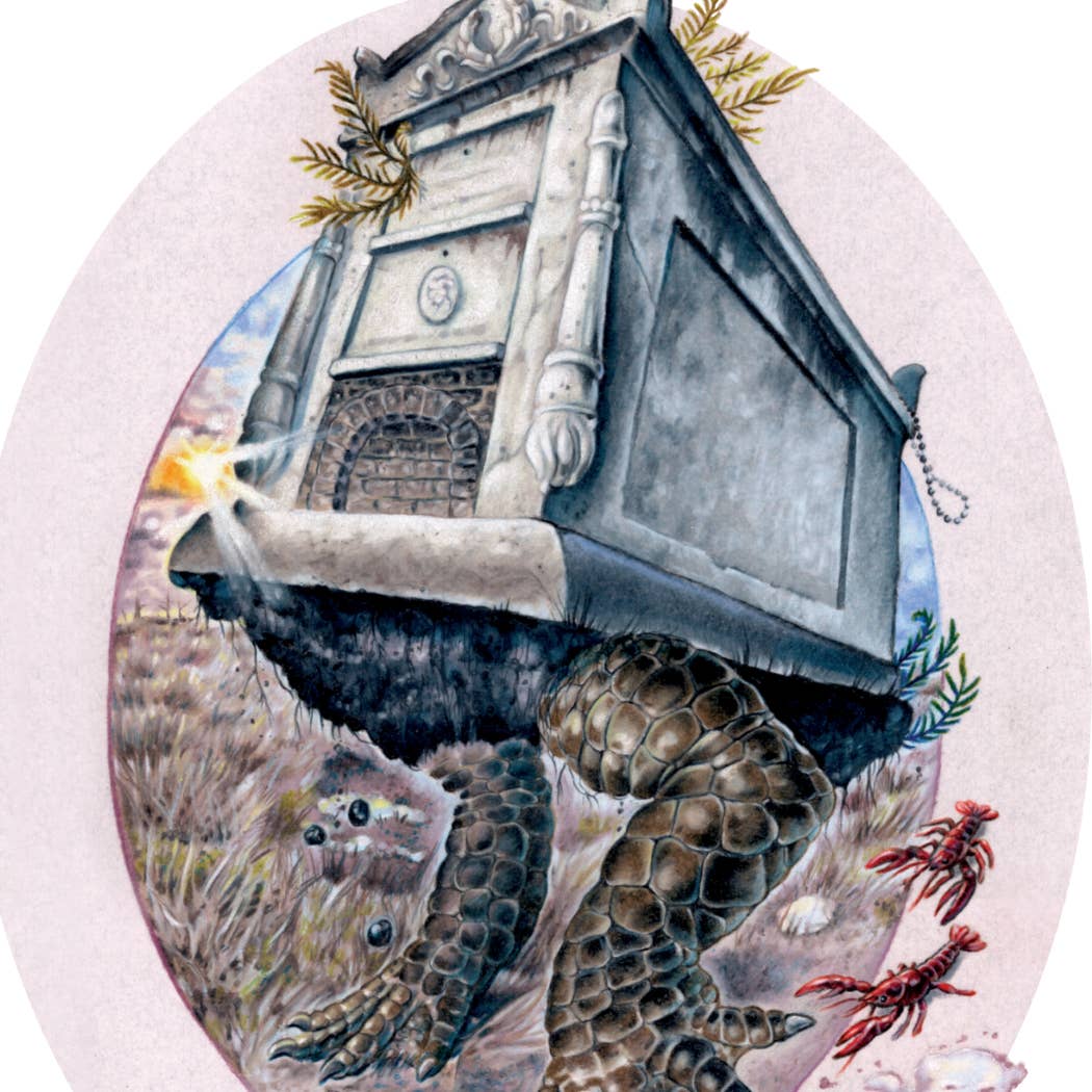 "Cemetery Plodder" 8" x 10" Art Print