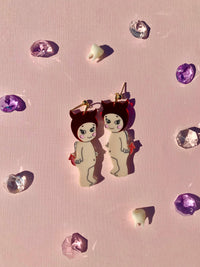 Not So Sonny Angel Acrylic Earrings