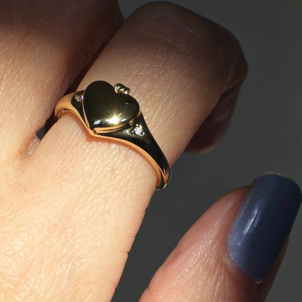 Heart Locket Ring