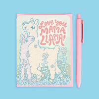 Mama Llama, Cute, Mom Gift, Mother's Day Card with Envelope