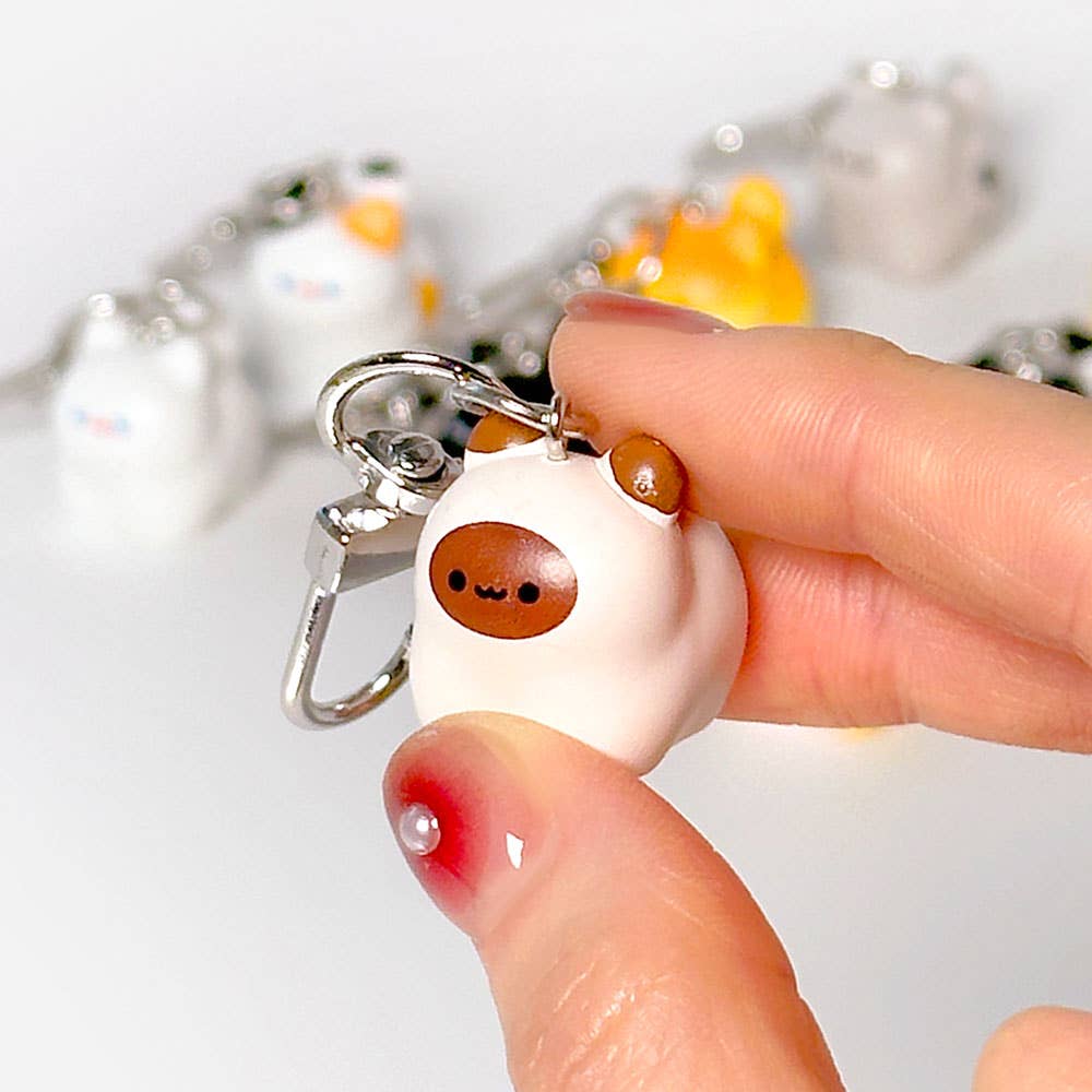 Kawaii Bread Cat Keychain – Mystery Blind Box