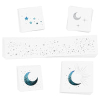 MOONLIGHT metallic temporary tattoo variety set