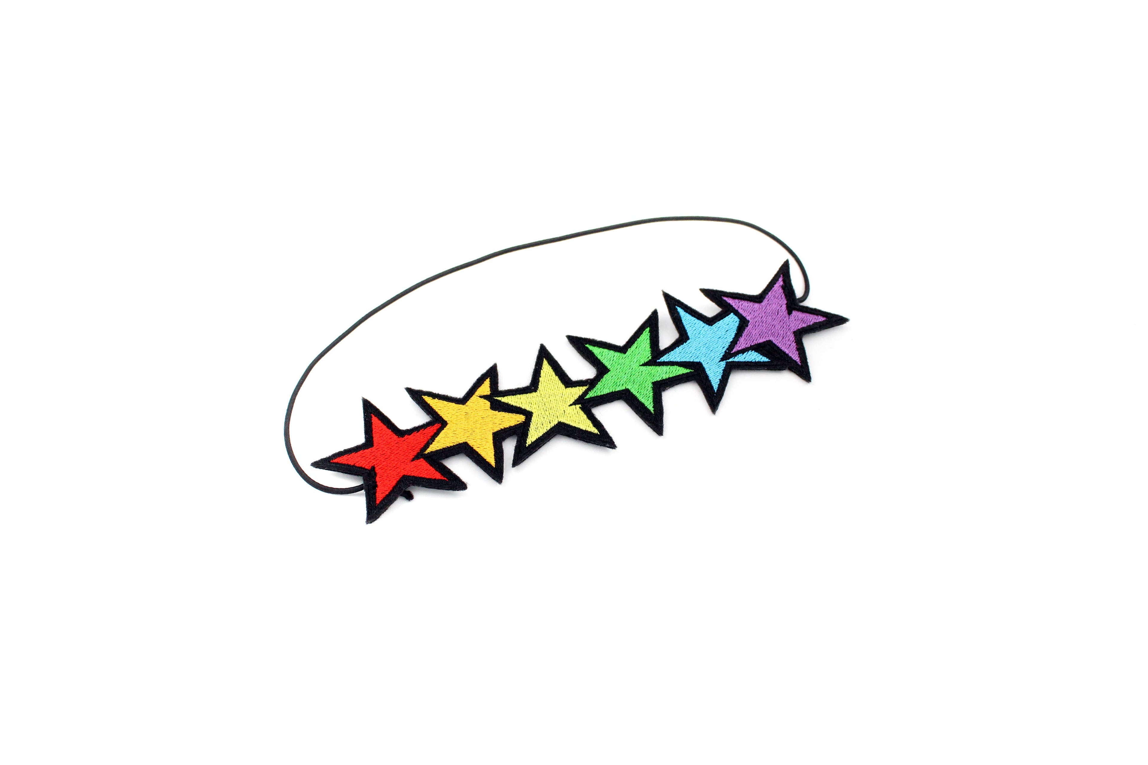 Super Cute Kawaii Rainbow Stars Womens Headband