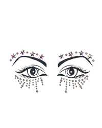 Crystal Visions - Iridescent Star Face Jewel Sticker