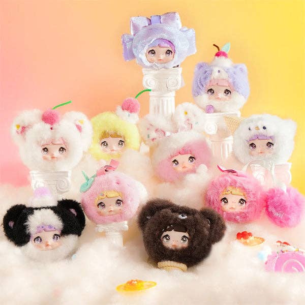 Nommi 100% Sweetness Series Kawaii Plush Doll Keychain Blind Box (1pc)