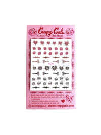 Bimbo and Goth Besties Nail Decal Stickers