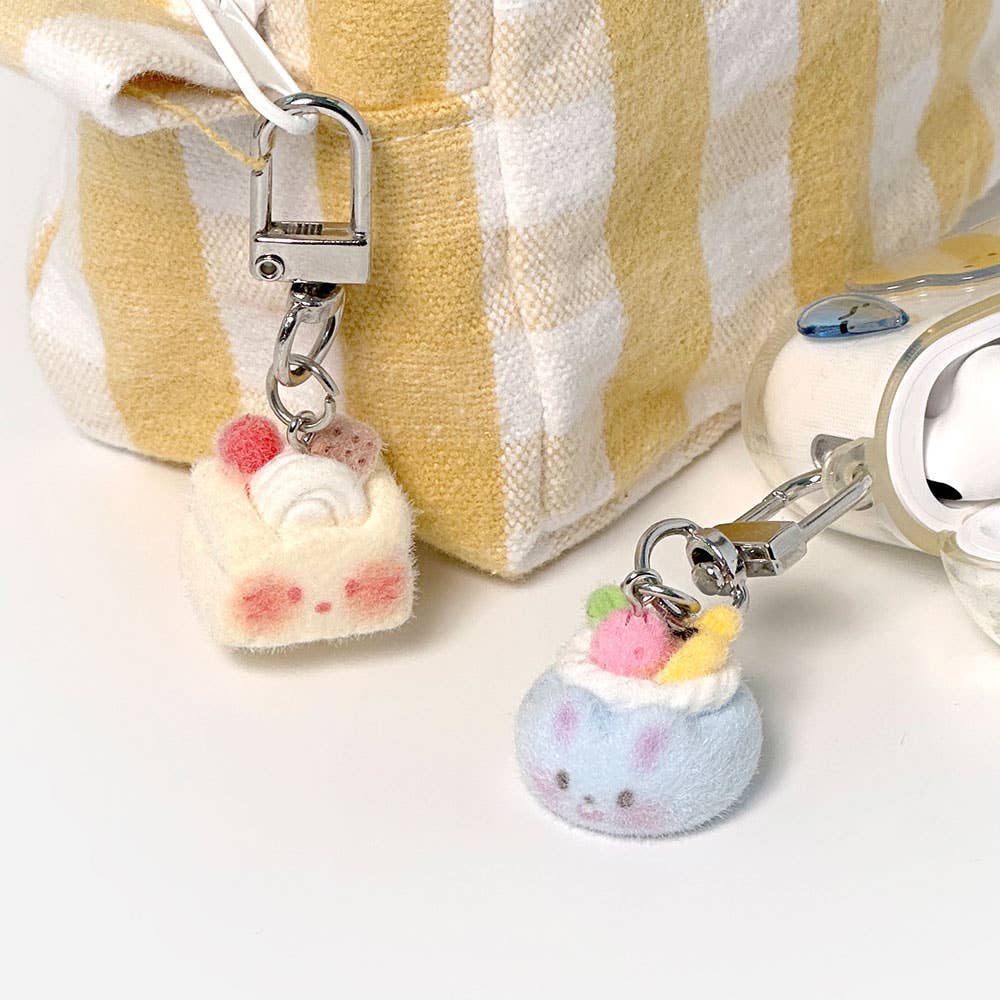Fuzzy Cake Keychain Blind Box (Random Style)