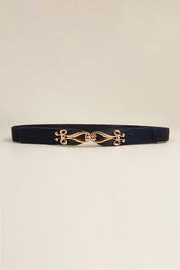 Alloy Buckle Elastic Belt