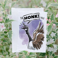 "T-HONK You" Funny Canada Goose Thank You Card for Teachers