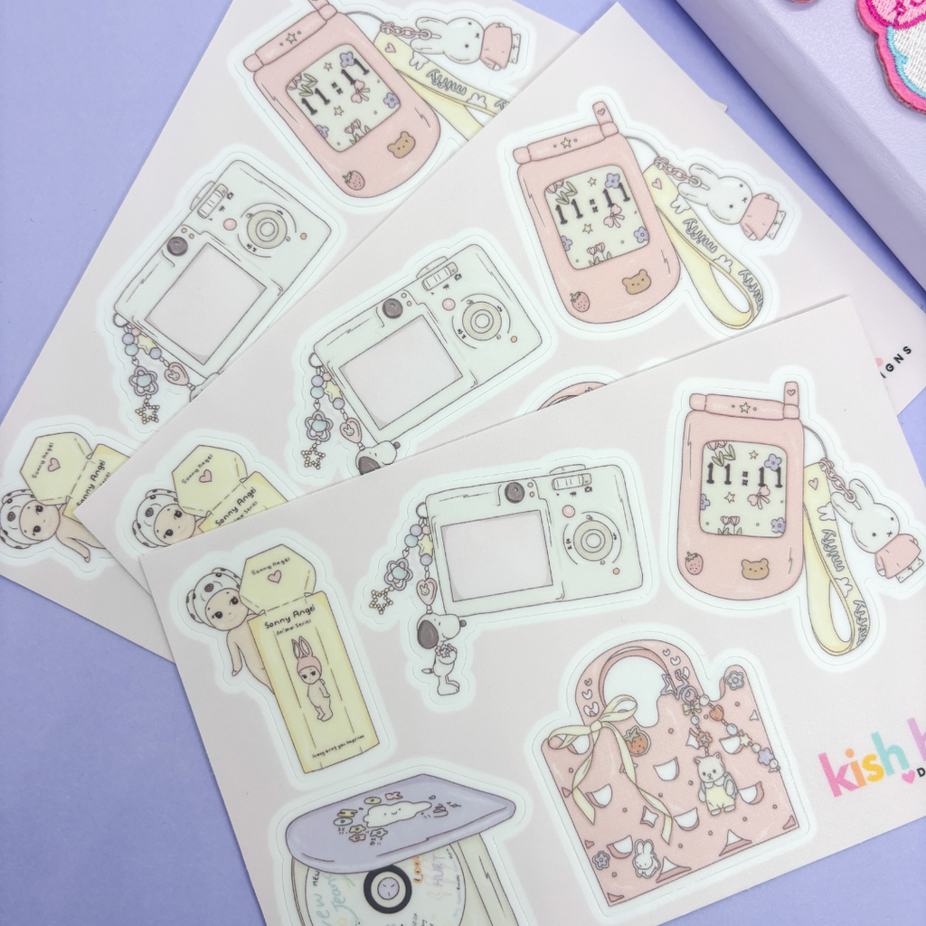 I'm Just A Girl | Vinyl| Waterproof| Sticker Sheet