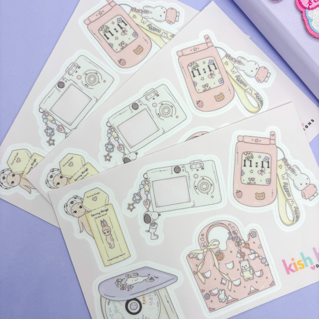 I'm Just A Girl | Vinyl| Waterproof| Sticker Sheet