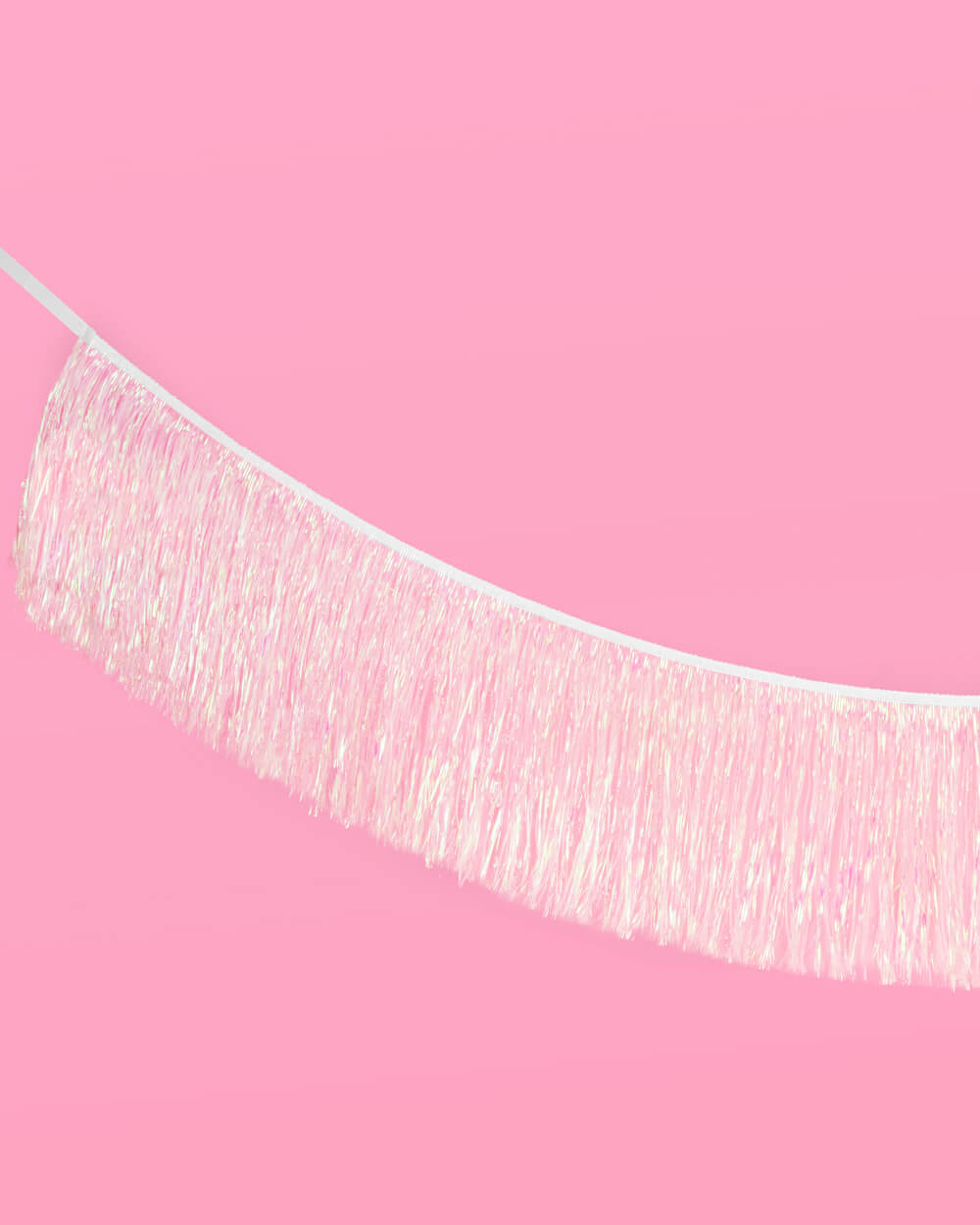 Iridescent Fringe - iridescent foil banner