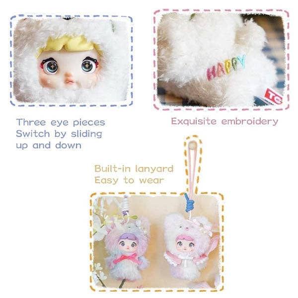 Nommi Baby Series Kawaii Plush Doll Hanger Blind Box (1pc)