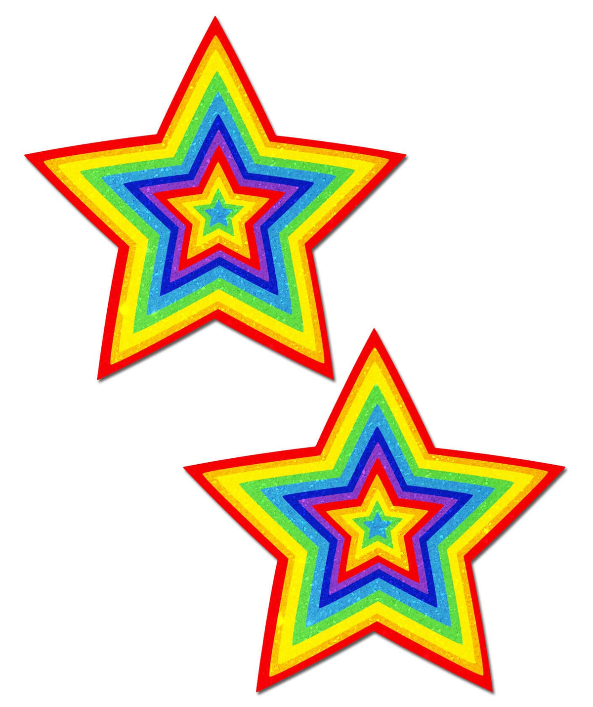 Star: Velvet Rainbow Pumping Nipple Pasties by Pastease®