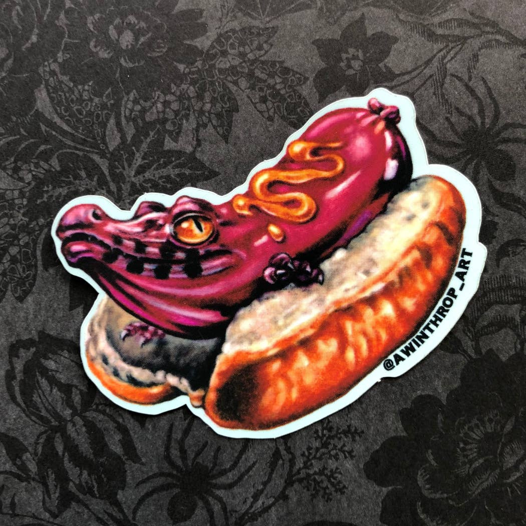 Crocwurst Sticker (velvety matte finish)