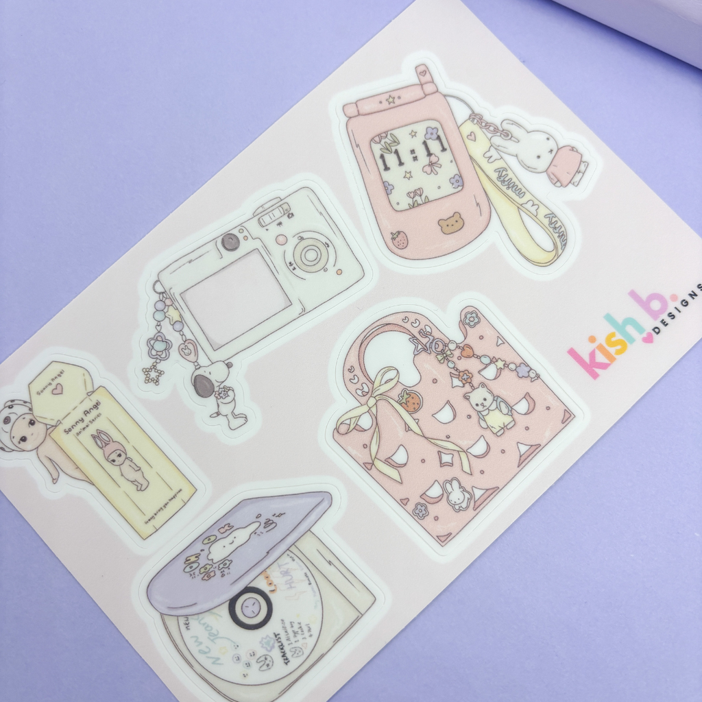 I'm Just A Girl | Vinyl| Waterproof| Sticker Sheet