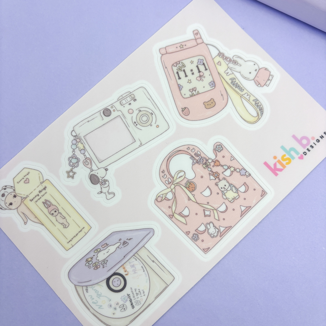 I'm Just A Girl | Vinyl| Waterproof| Sticker Sheet