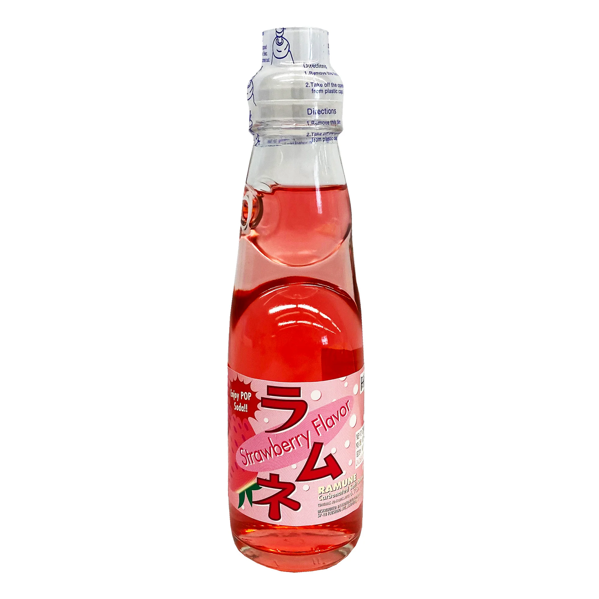 Ramune Strawberry (Fuji), Glass Bottle 30ct