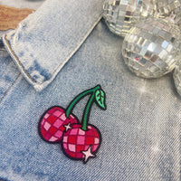 Disco Ball Cherries Patch