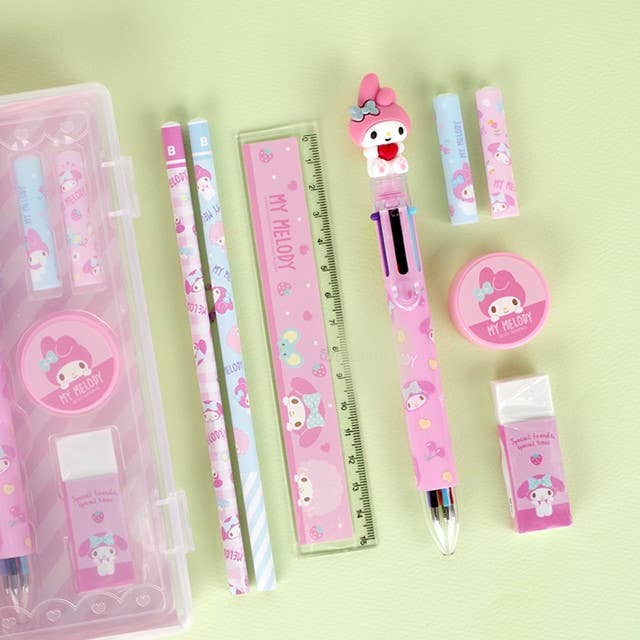 Sanrio Cinnamoroll Pencil, Pen School Office Stationery Set