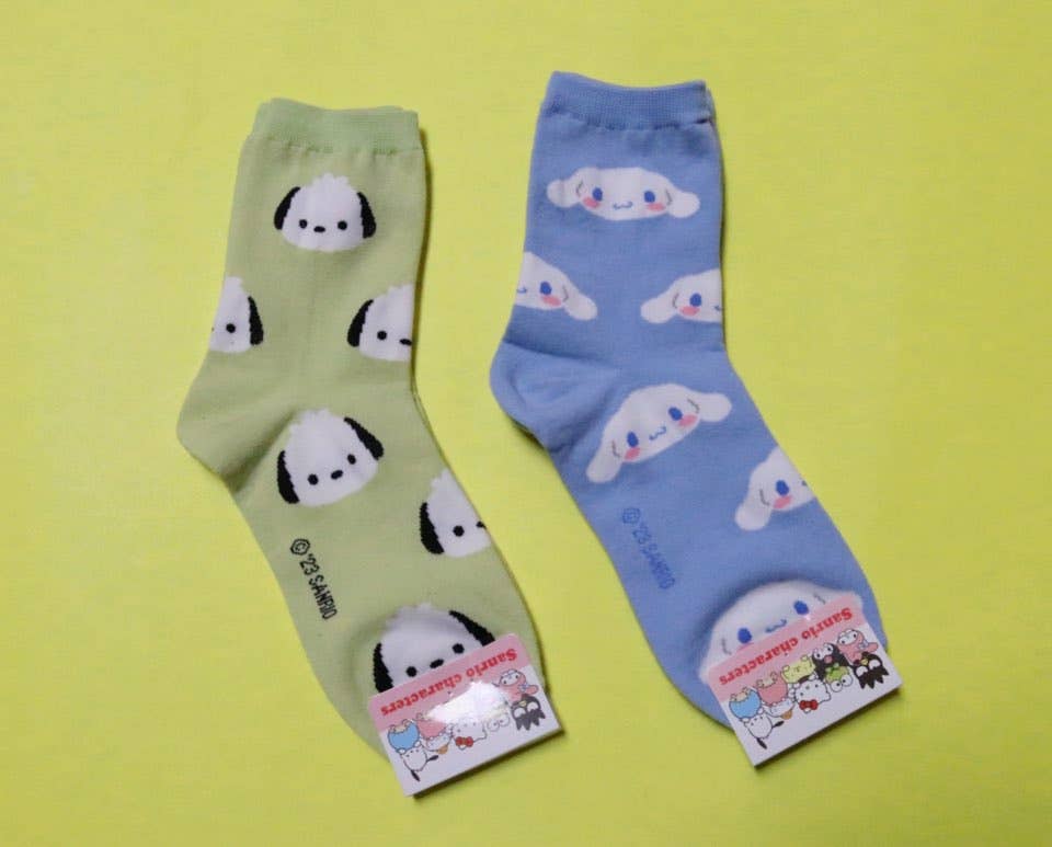 Sanrio Face Pattern Ankle Soft Adorable Socks-Ultra Soft