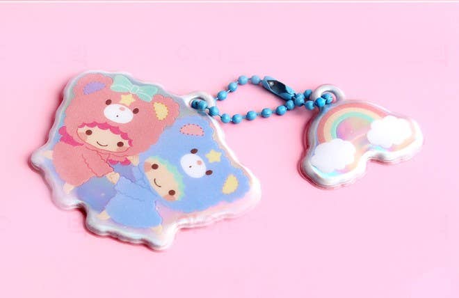 Sanrio Secret Soft Aurora Mystery Keyring, Zipper Charm BOX