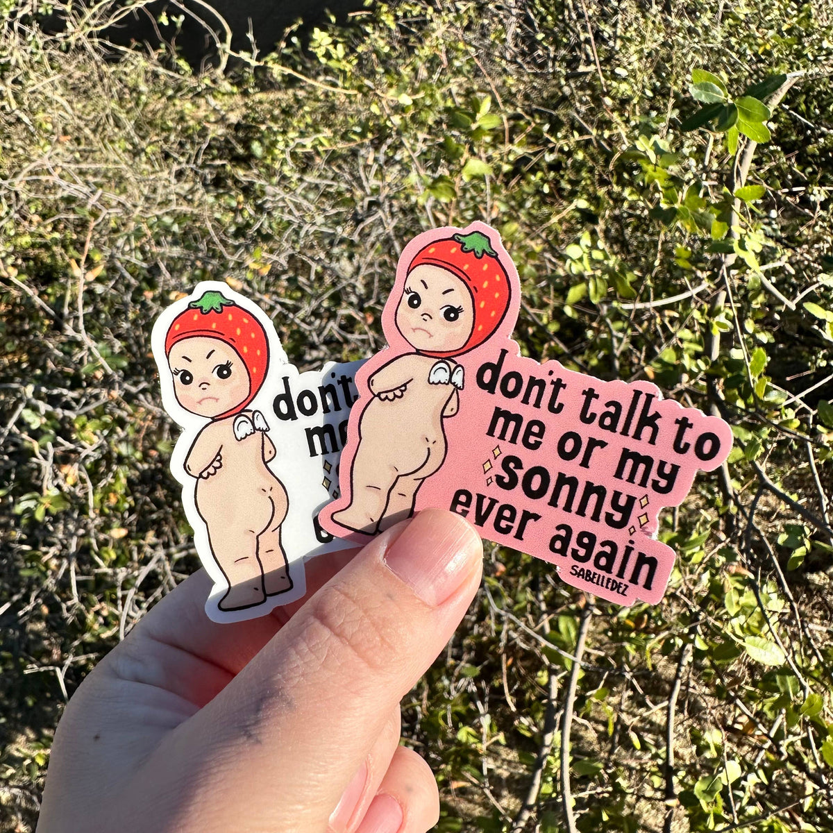 Don't Talk To Me or My Sonny | Weastherproof Sticker