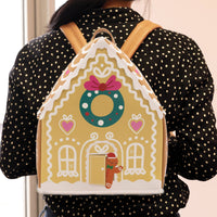 GLOW-IN-THE-DARK Gingerbread House Backpack 🏠