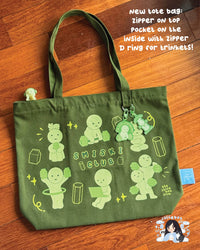 Smiski Inspired Tote Bag