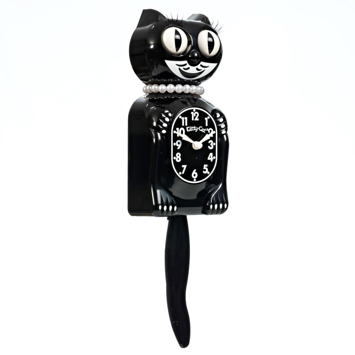 Black Miss Kitty-Cat Klock (Smaller Size)